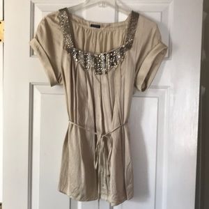Gorgeous beaded silk top